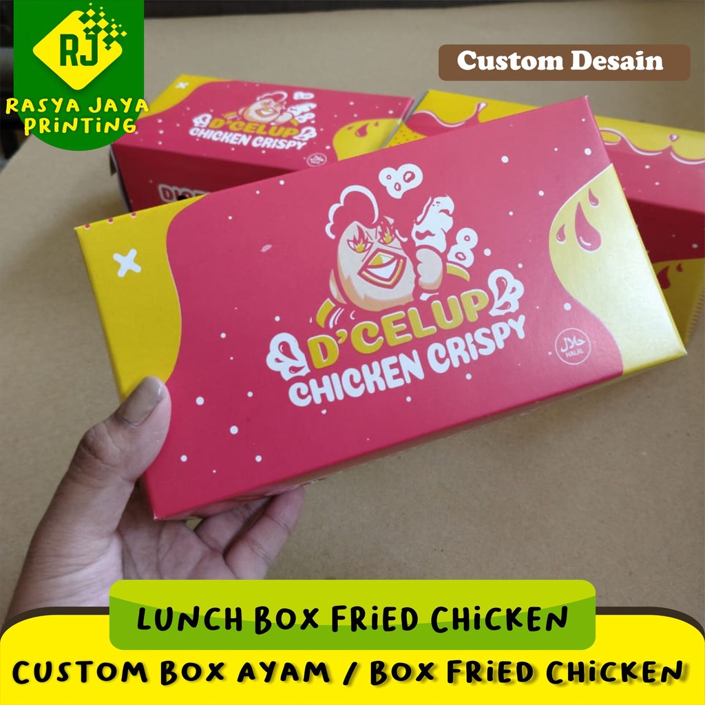 Jual Lunch Box Kotak Nasi Box Fried Chicken Box Custom Box