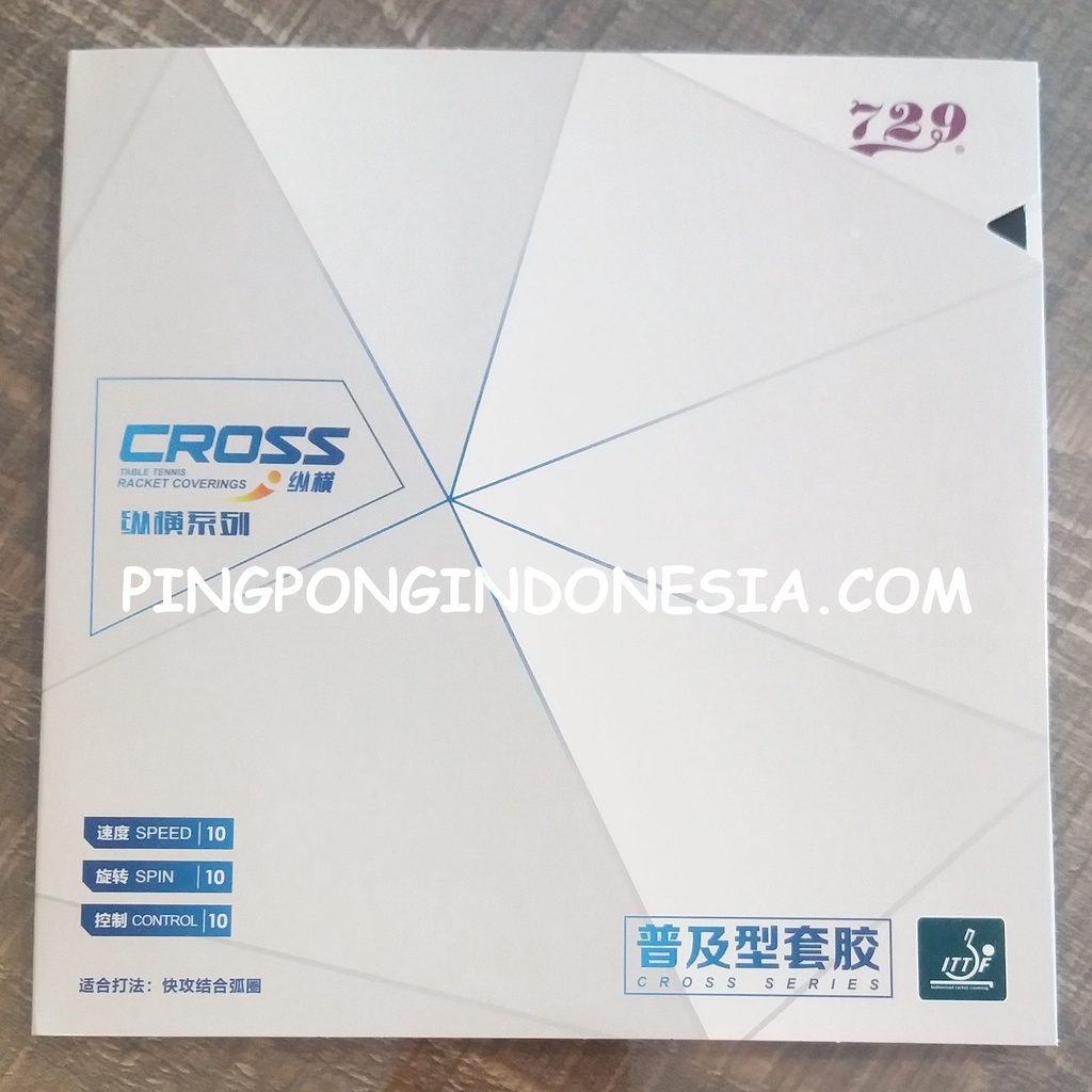 Jual 729 Cross Ritc Friendship Rubber Karet Pingpong Tenis Meja Bat