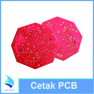 Jual Jasa Cetak PCB Double Layer FR4 Full Masking Jalur Masking