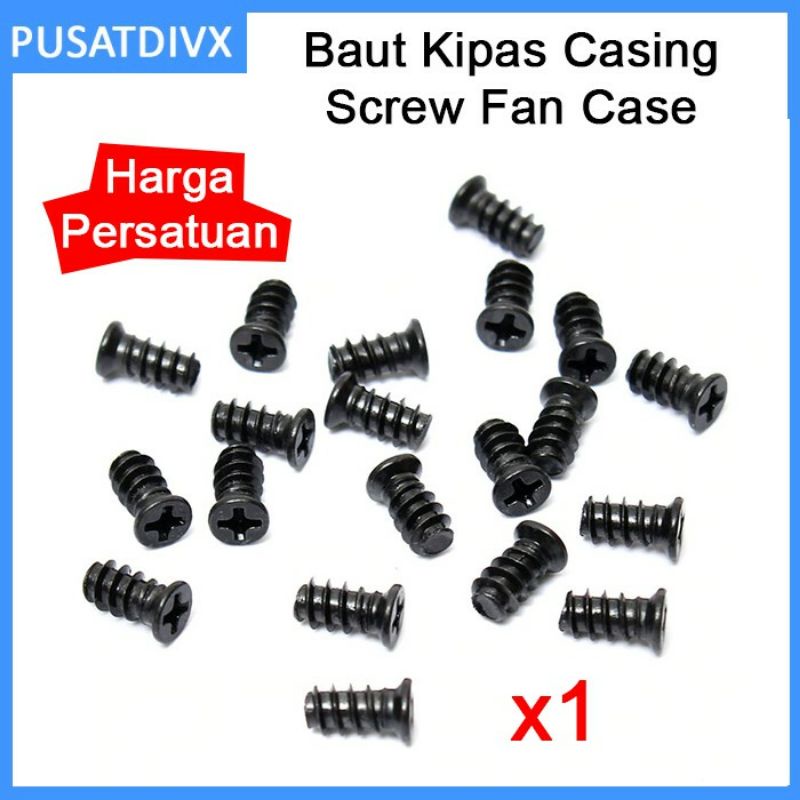 Jual Baut kipas Casing Fan Screw Screws Case Pendek PC Komputer Desktop ...