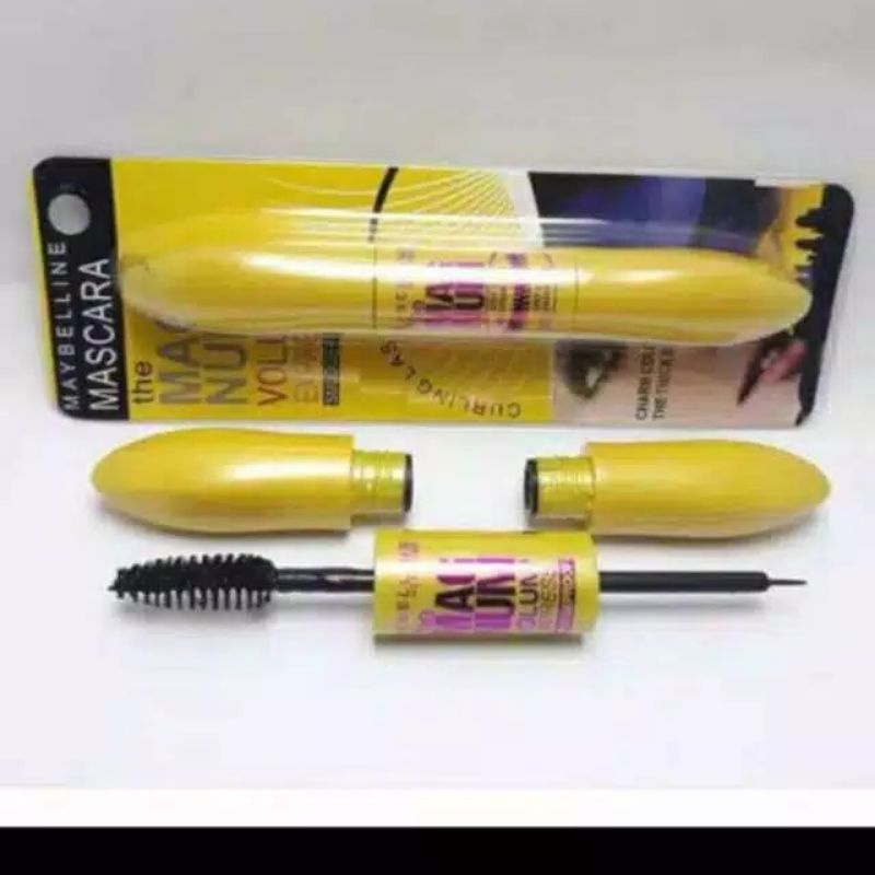 Jual MASCARA+EYELINER 2 IN 1 (KUNING) Shopee Indonesia