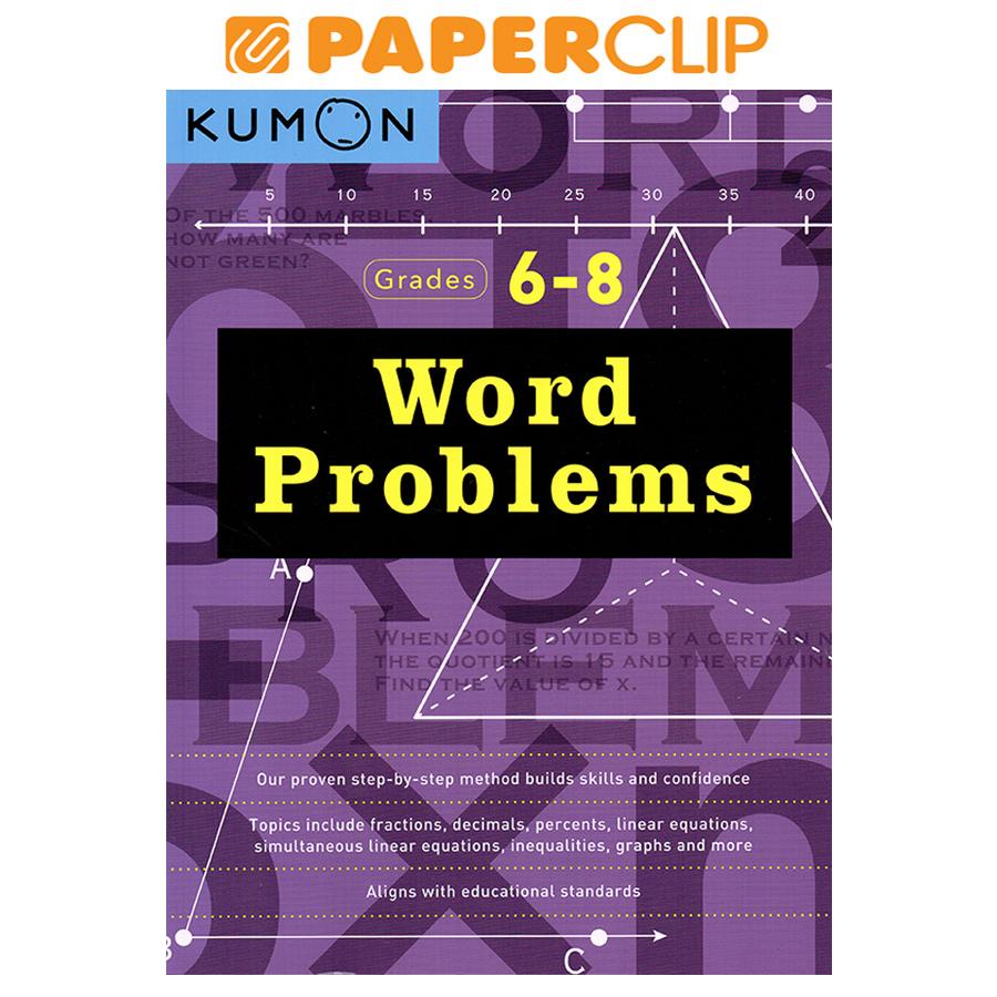 Jual KUMON Word Problems Grades 6-8 | Shopee Indonesia