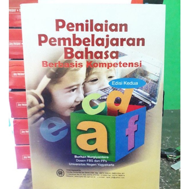 Jual BUKU PENILAIAN PEMBELAJARAN BAHASA BERBASIS KOMPETENSI - BURHAN ...