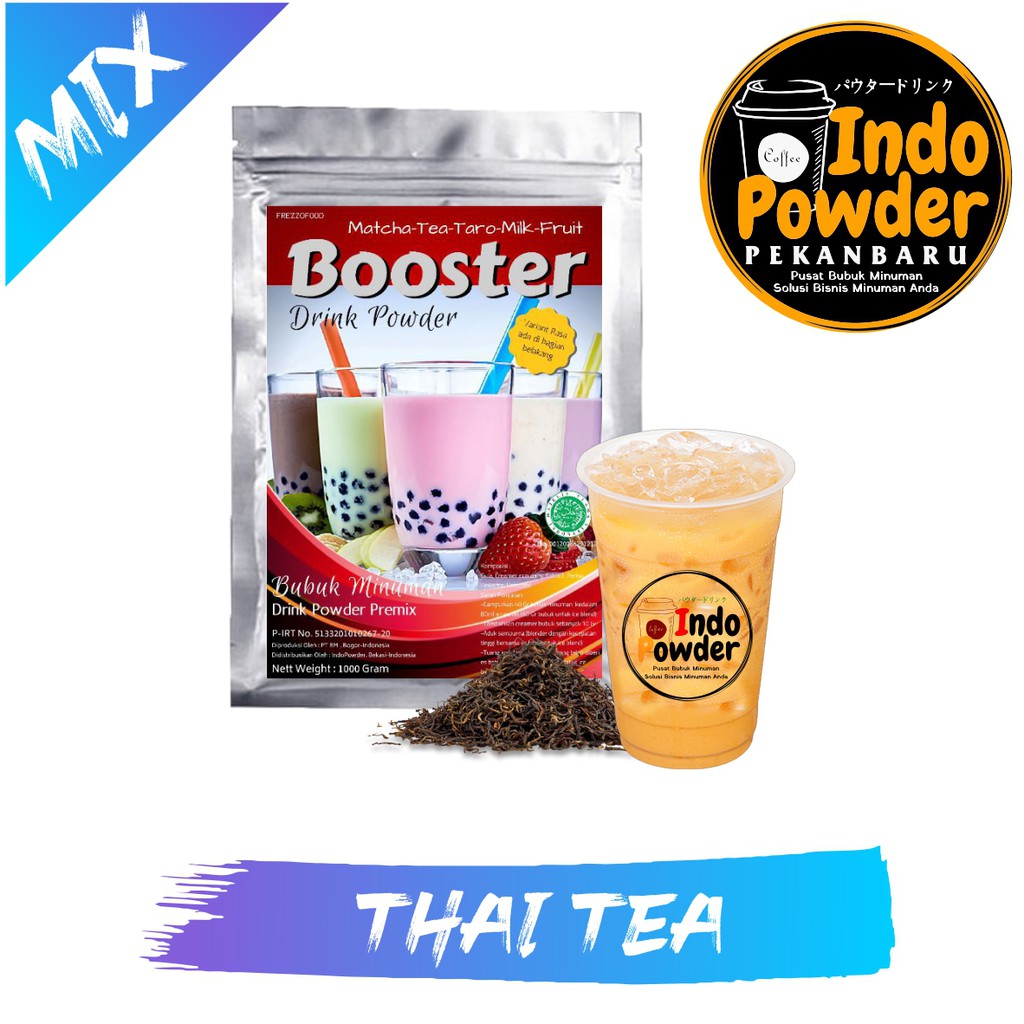 Jual Bubuk Minuman Thai Tea 1Kg / Bubuk Minuman rasa Thai tea 1Kg ...