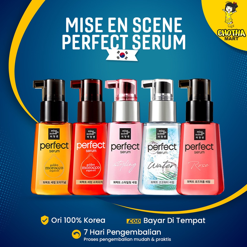 Jual Mise En Scène Perfect Repair Hair Serum 80ml | Shopee Indonesia