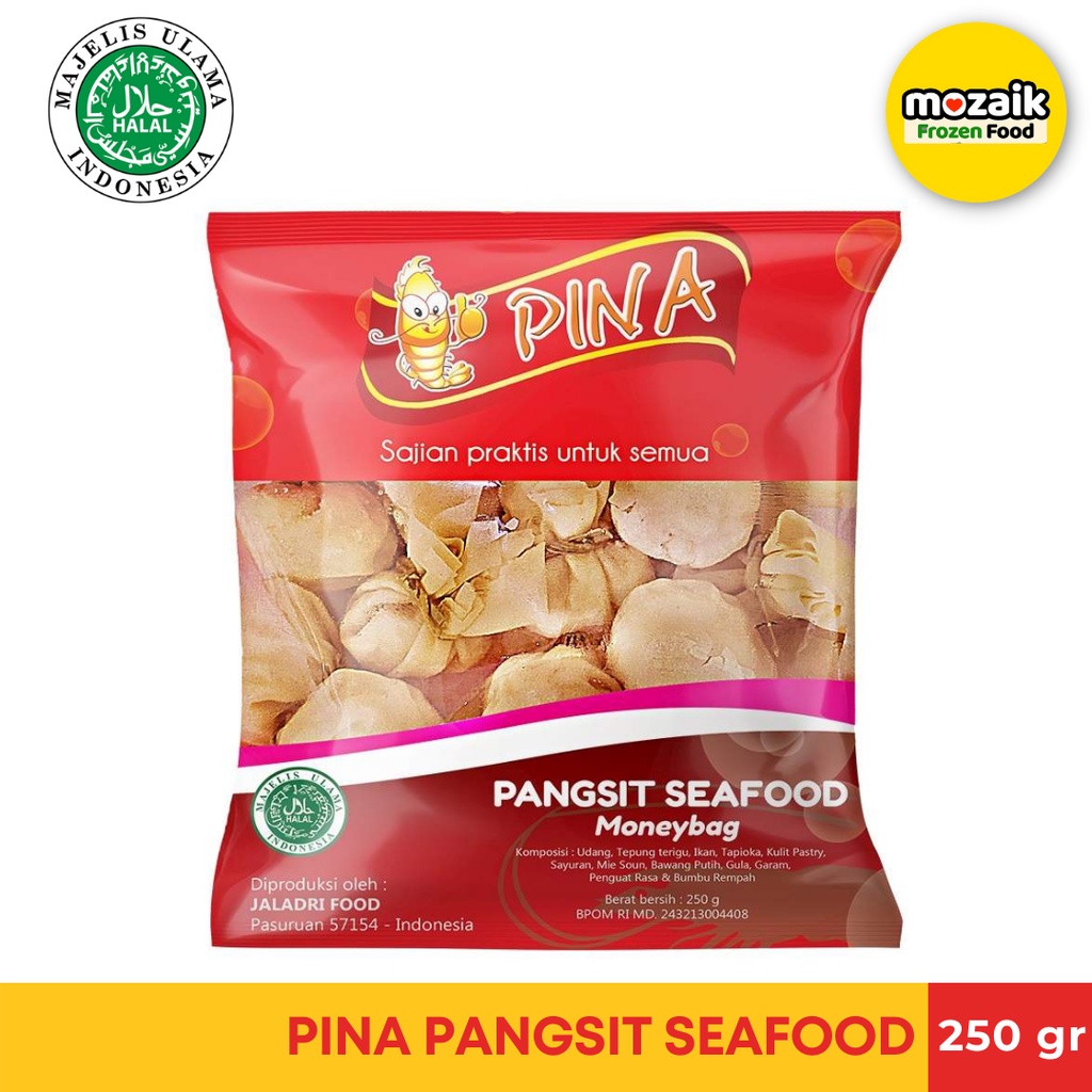 Jual Pina Pangsit Seafood 250 Gr Frozen Mart Frozen Food Palembang