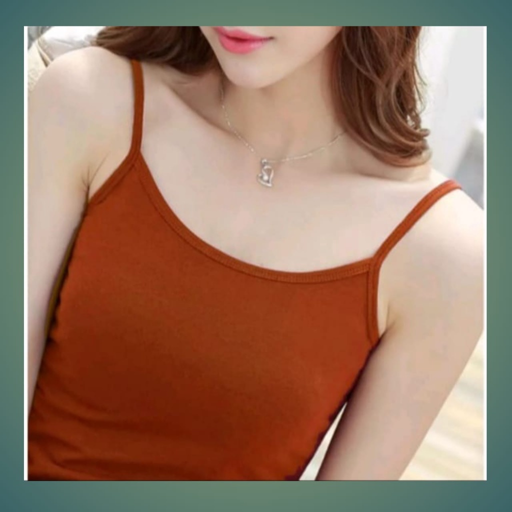 Jual ISI 5 PCS Singlet Wanita Tali kecil Kaos Dalam tanktop tengtop ...