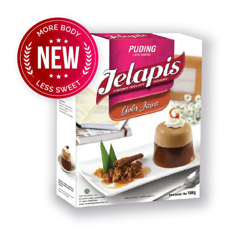 Jual Puding Jelapis Gula Jawa/Puding Lapis Gula Jawa/Pudding/Agar Agar