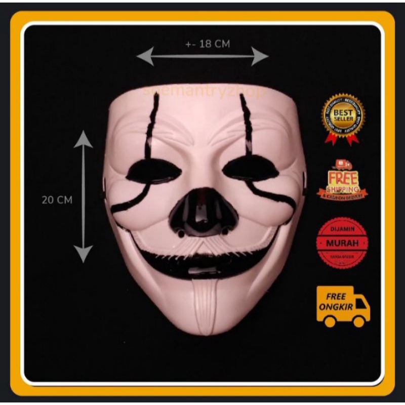 Jual topeng hacker joker part1 | Shopee Indonesia