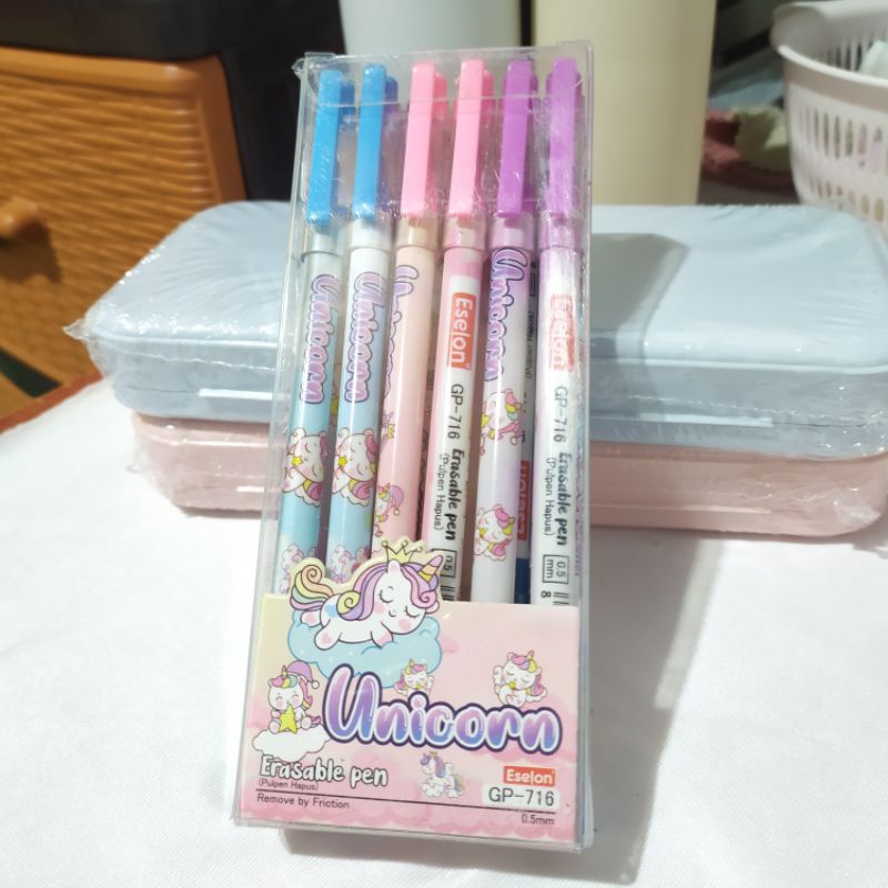 Jual ECERAN - HARGA 1 PULPEN BISA HAPUS / BUKAN 1 BOX / ERASABLE PEN