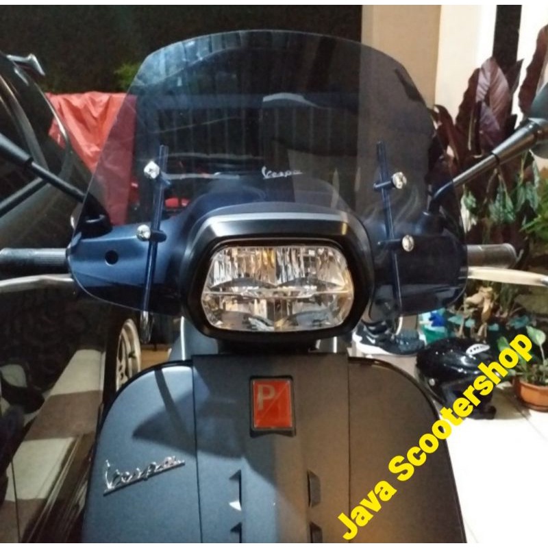 Jual Windshield Flyscreen Vespa Lx S Primavera Sprint Dan Gts Aksesoris Vespa Matic Shopee