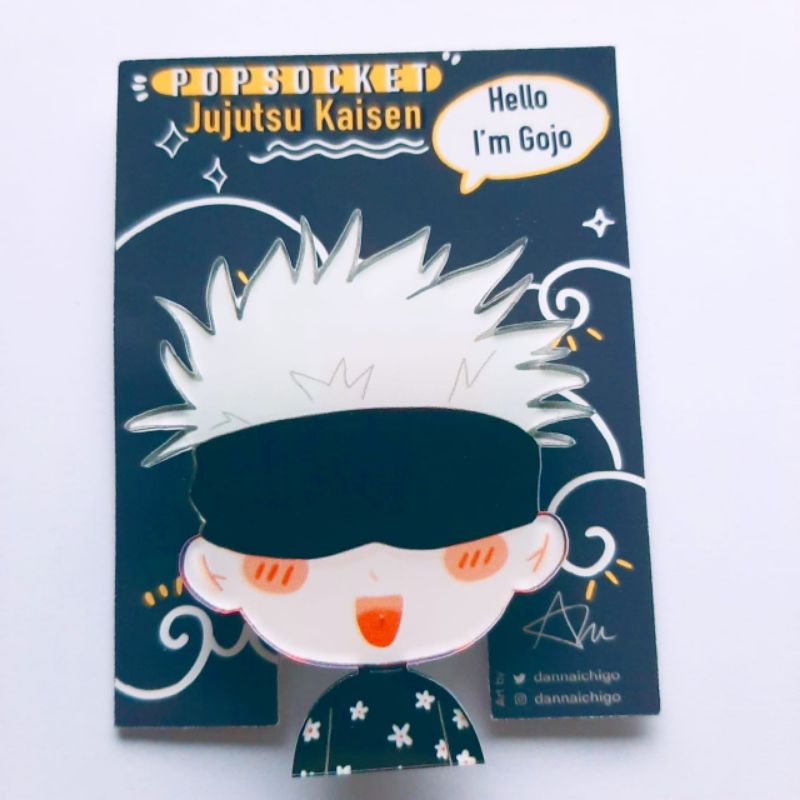 Jual JUJUTSU KAISEN AKRILIK POPSOCKET GRIPTOK SAMPLE (ANNAICHIGO