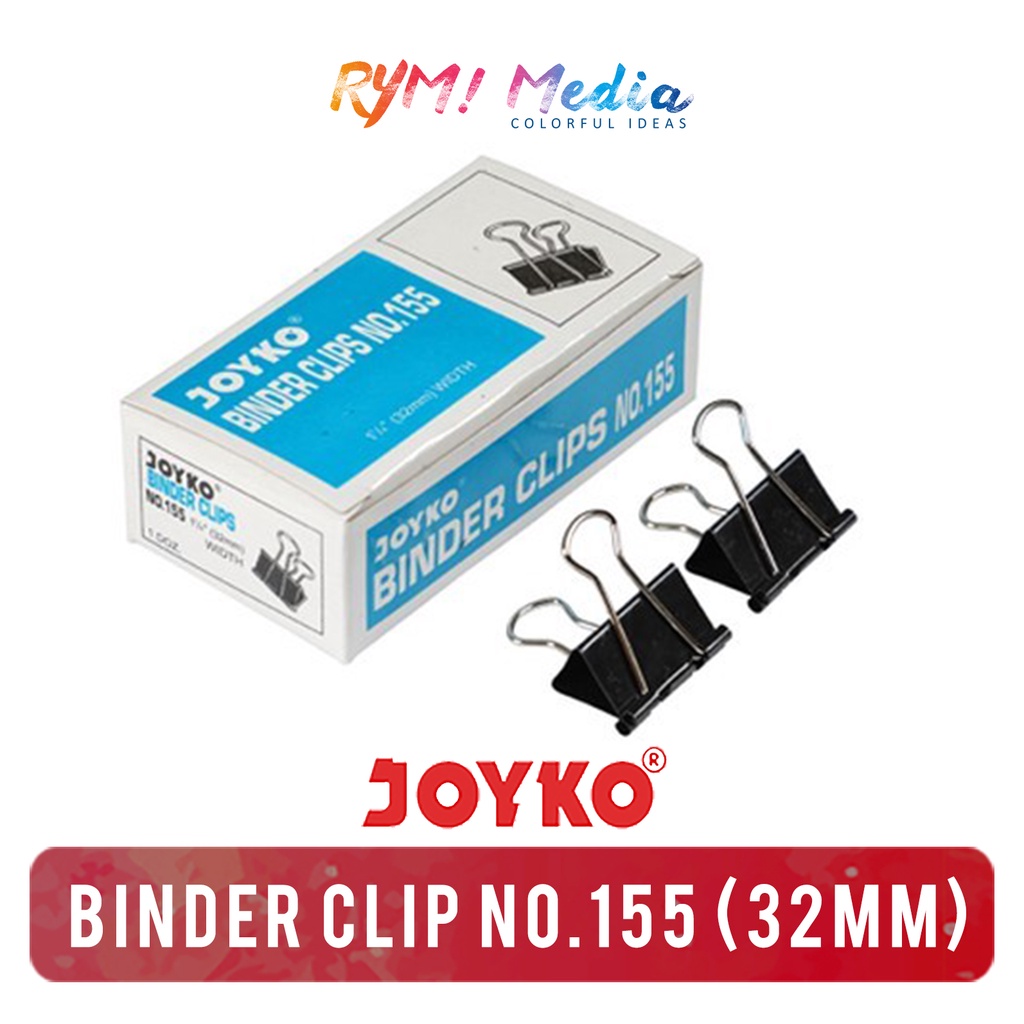 Jual Joyko Binder Clip No 155 Isi 12 Pcs Klip Penjepit Kertas File 1