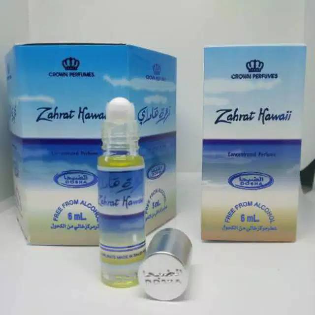 Jual parfum DOBHA aroma zahrat hawaii 100% non alkohol | Shopee Indonesia