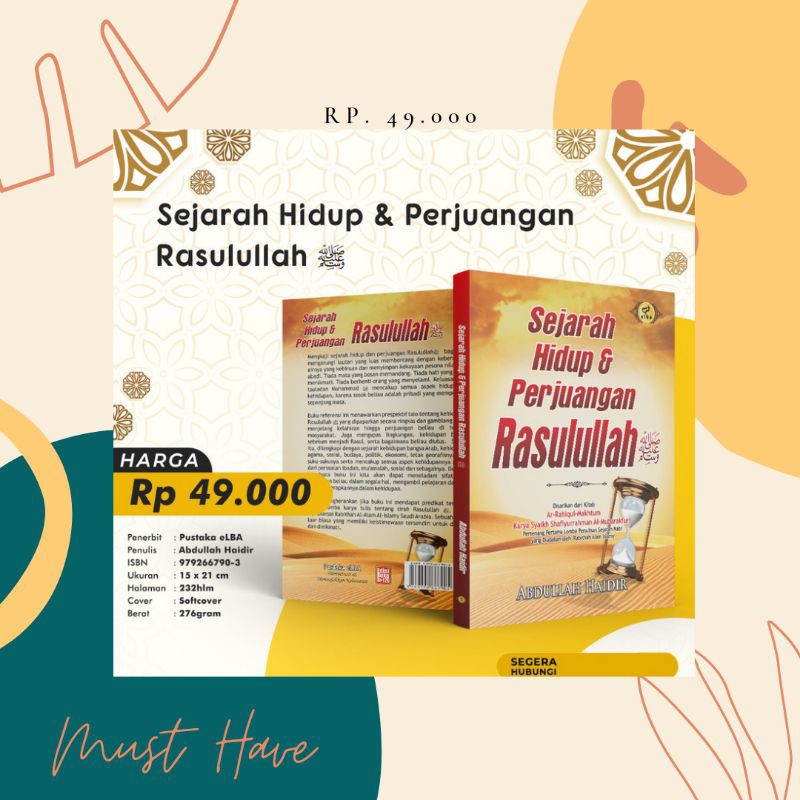 Jual SEJARAH HIDUP DAN PERJUANGAN RASULULLAH | Shopee Indonesia