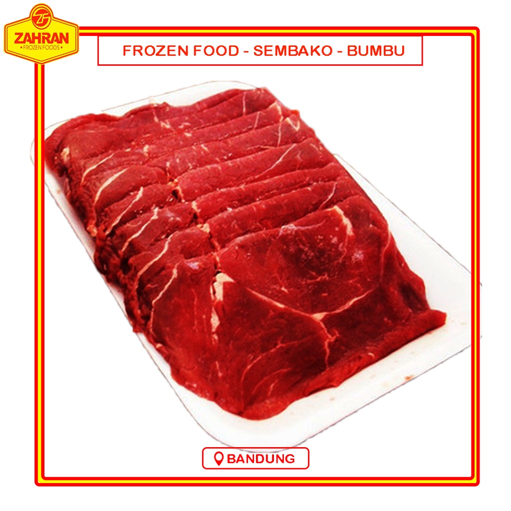 Jual Beef Slice Non Fat 500Gr Daging Sapi Grill Shabu Murah Bandung ...