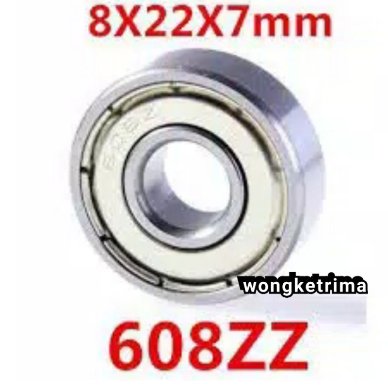 Jual Bearing 608 zz cocok untuk pengganti bossing kipas angin bearing