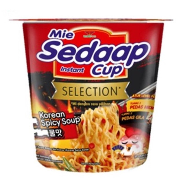 SEDAAP MIE KOREAN SPICY SOUP CUP 81 GR