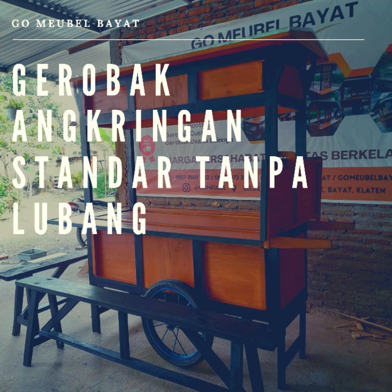 Jual Gerobak Angkringan Standar Tanpa Lubang Buntet Shopee Indonesia