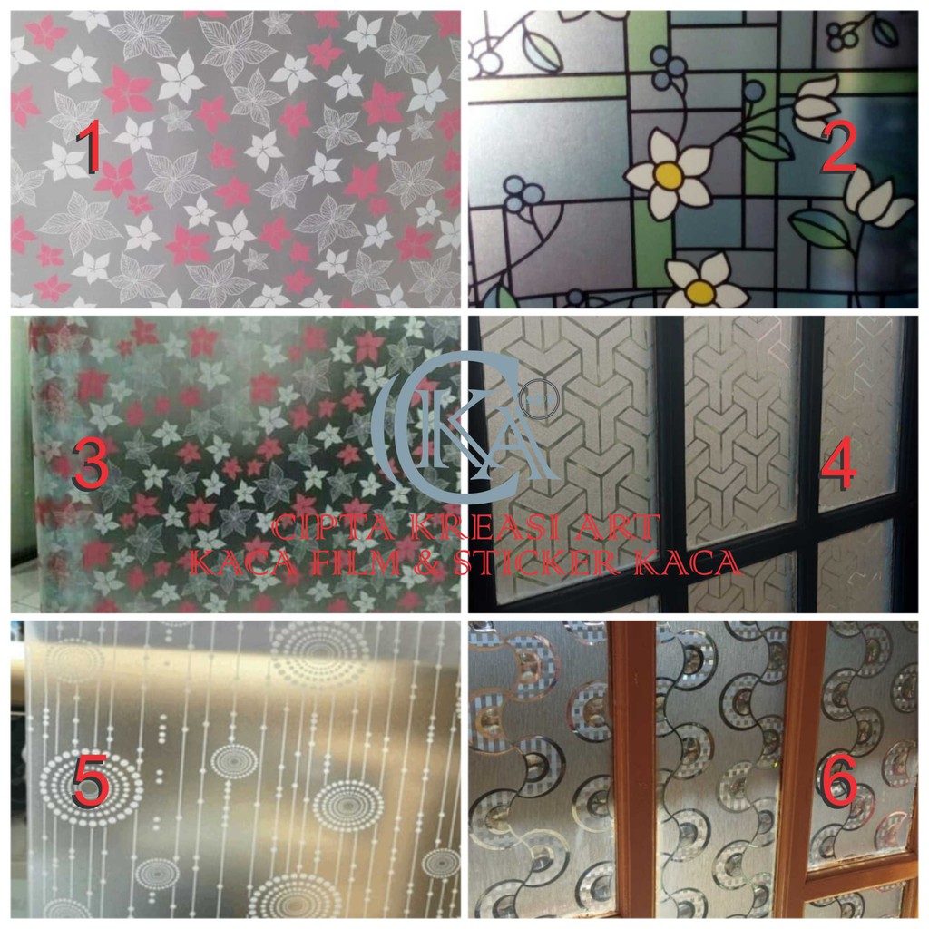 Jual STIKER KACA MOTIF TERBARU / STICKER KACA MURAH / KACA FILM JENDELA ...