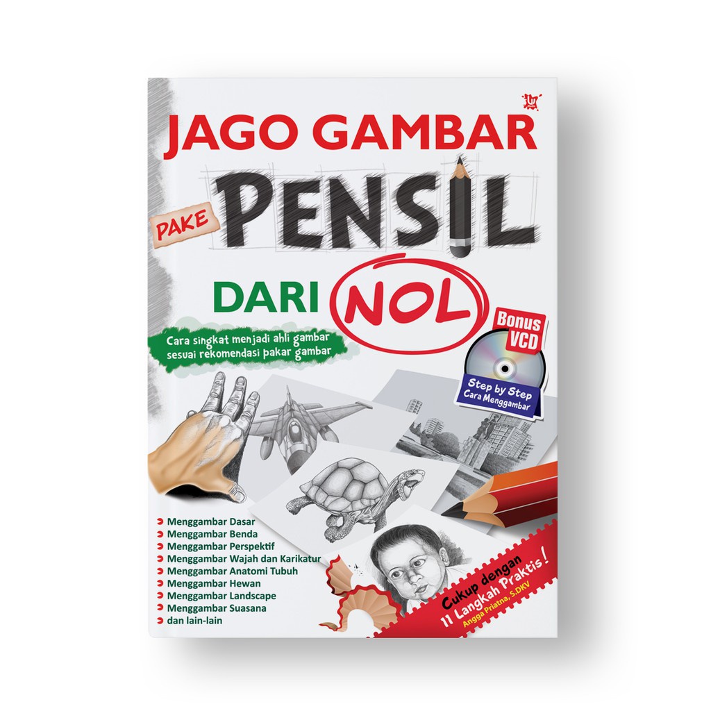 Jual AG - JAGO GAMBAR PAKE PENSIL DARI NOL (PLUS CD) | Shopee Indonesia
