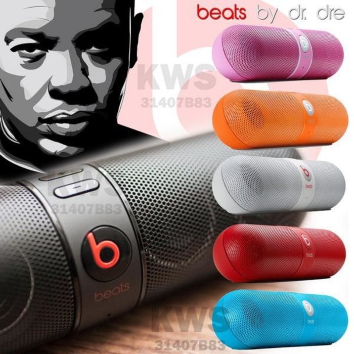 Jual Speaker Bluetooth Beats Pill By Dr.Dre Portable Bluetooth Speaker ...