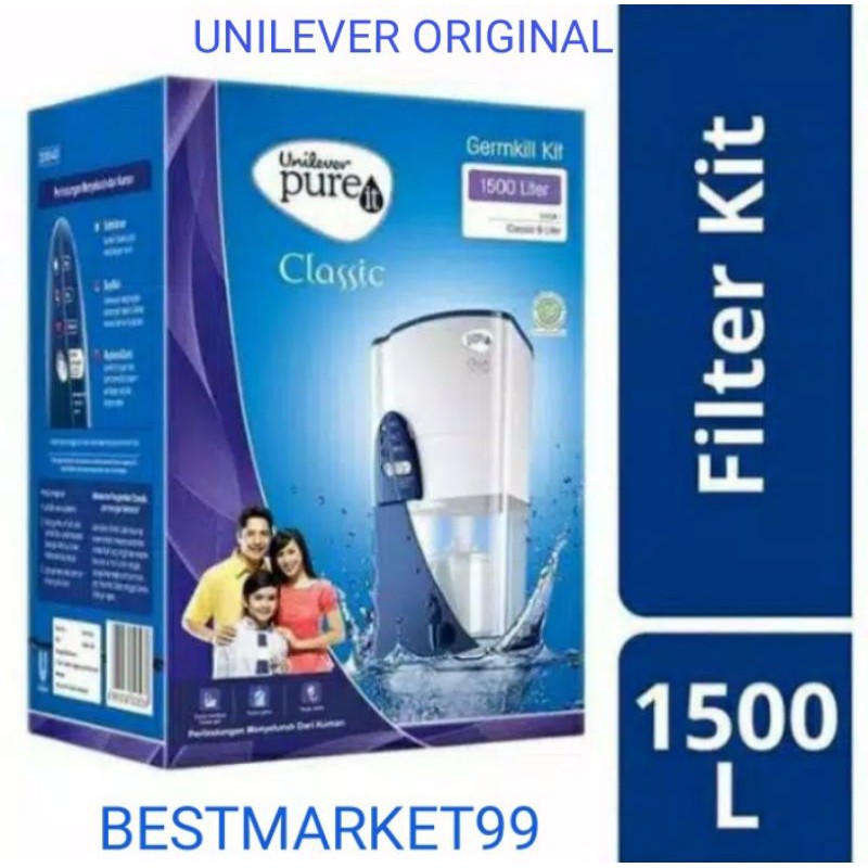 Jual FILTER PURE IT 1500 L / 3000 L Germkill Kit Original | Shopee ...