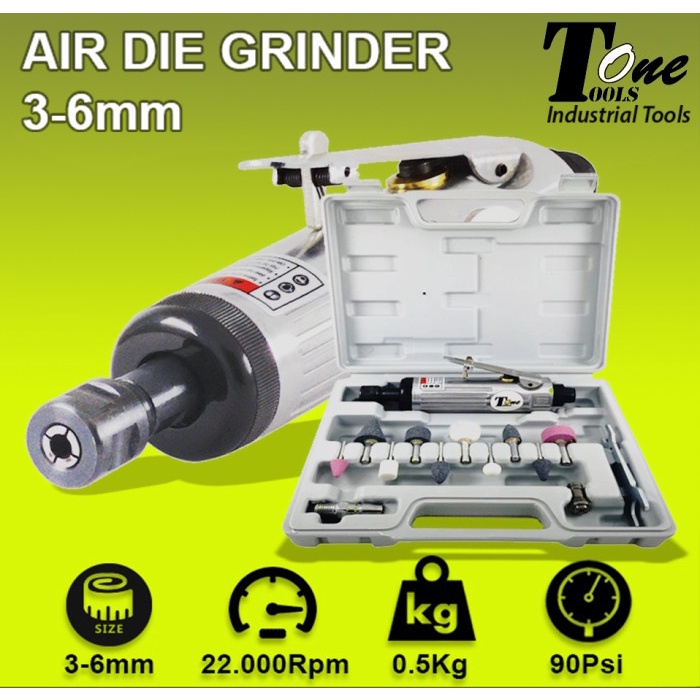 Jual Air Die Grinder Kit 14 Inch 3MM 6MM Tools One Mesin Gerinda Angin Shopee Indonesia