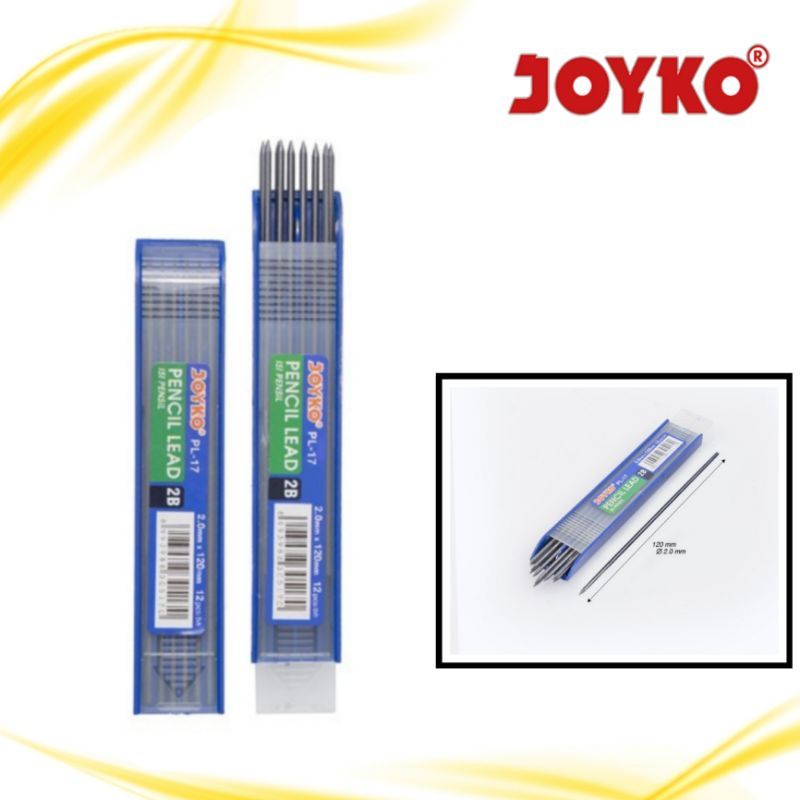 Jual Pencil Lead Isi Pensil Mekanik Joyko Pl B Mm Shopee Indonesia