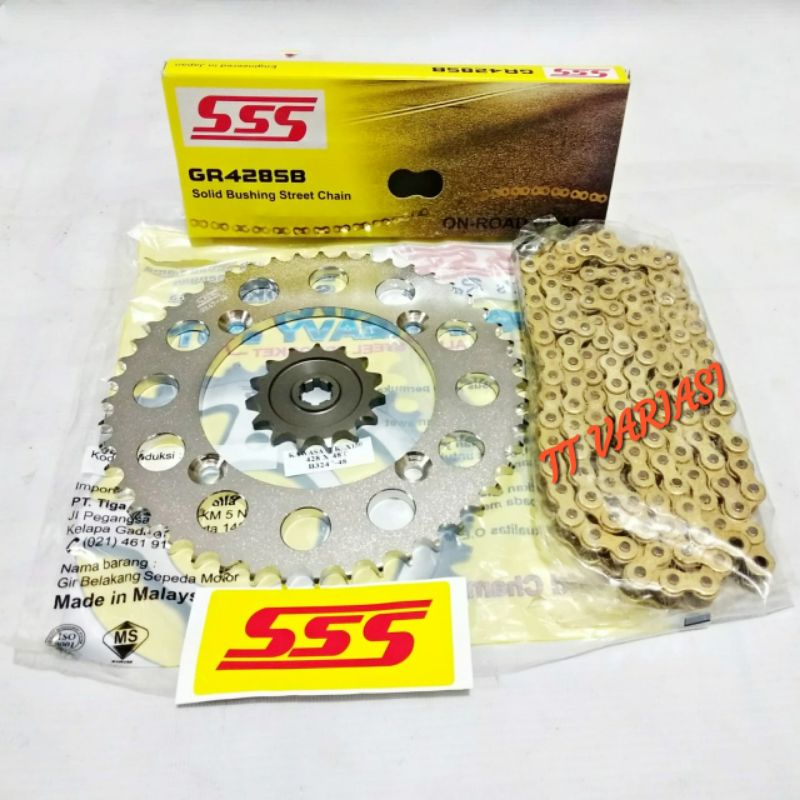 Jual Gear set SSS KLX 150 D TRACKER (1215) (4145) (SB130L