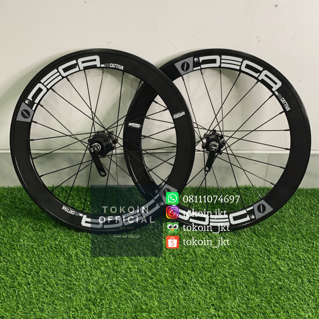 Disc Brake Wheelset Decaf 406 Disc Brake Wheelset 20 Inch Deca