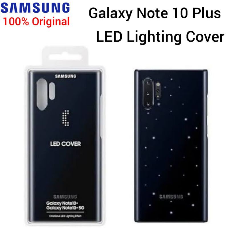Samsung Note 10 Plus Note 10+ Original LED Cover Lighting Effect Case  Casing Lampu