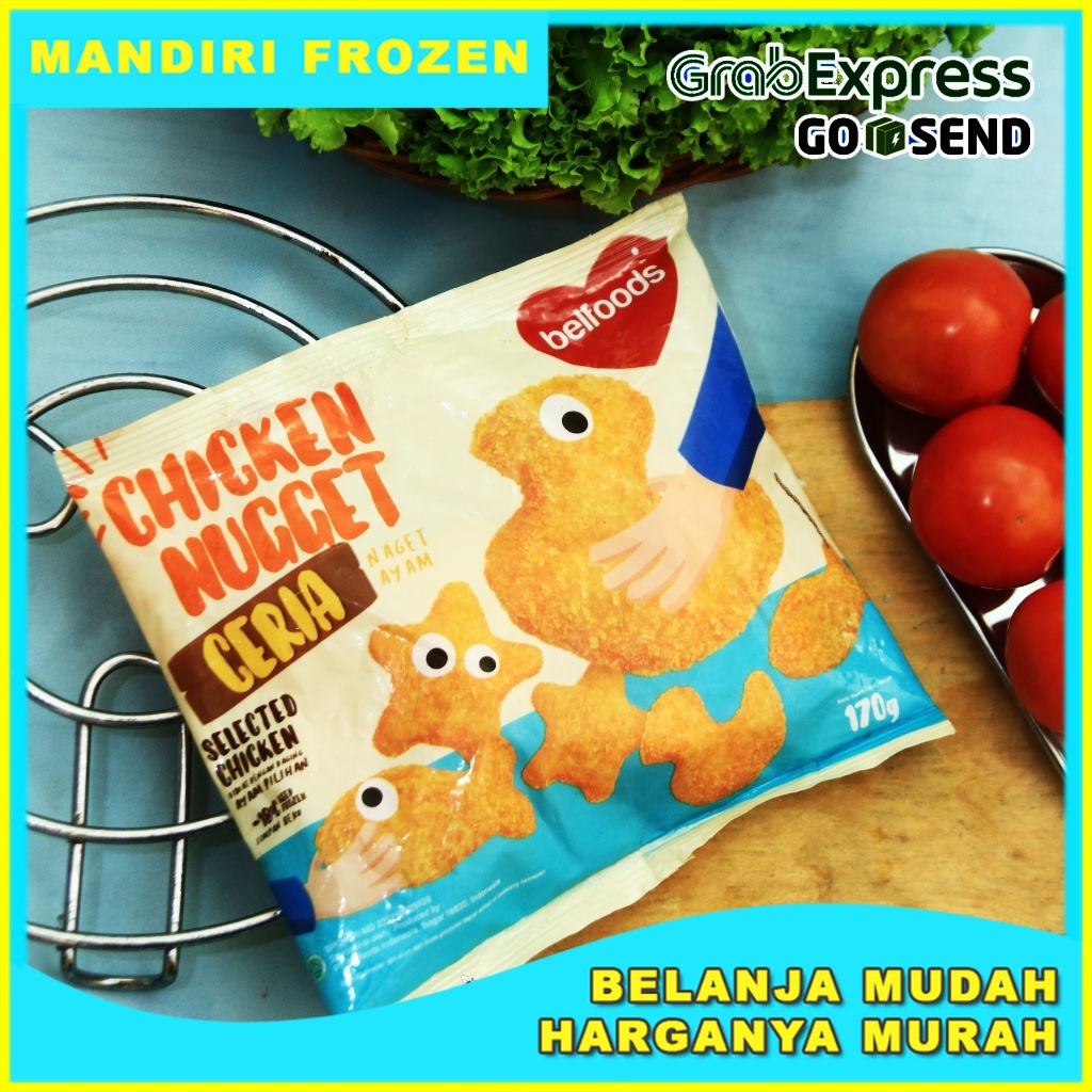 Jual BELFOODS Chicken Nugget Ceria 170gr - Makanan Beku Olahan | Shopee ...