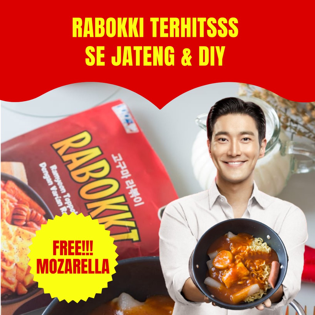 Jual Rabokki Instant Makanan Korea Halal Instan Rappoki Carbonara BY ...
