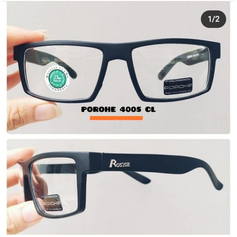 Kacamata Pria Kotak Frame Tebal