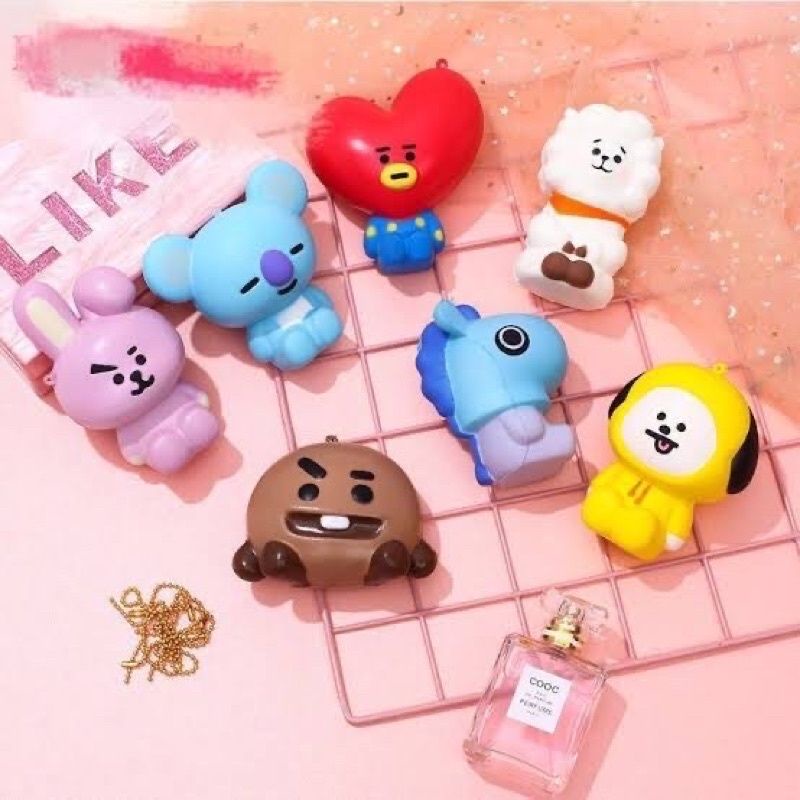 Jual AAP Squishy BT21 lucu ada koya Tata Mang Chooky Van Rj Shooky ...