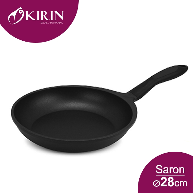 Hygiplas Aluminium Non-Stick Teflon Platinum Plus Frying Pan Purple Handle 240mm