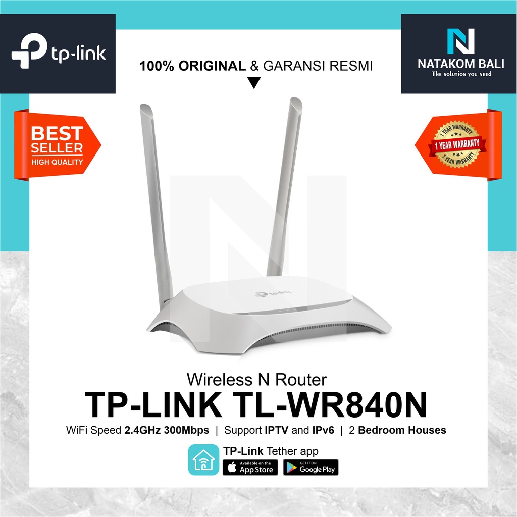 Jual ROUTER TP-LINK TL-WR840N 300MBPS WIRELESS N ROUTER | Shopee Indonesia