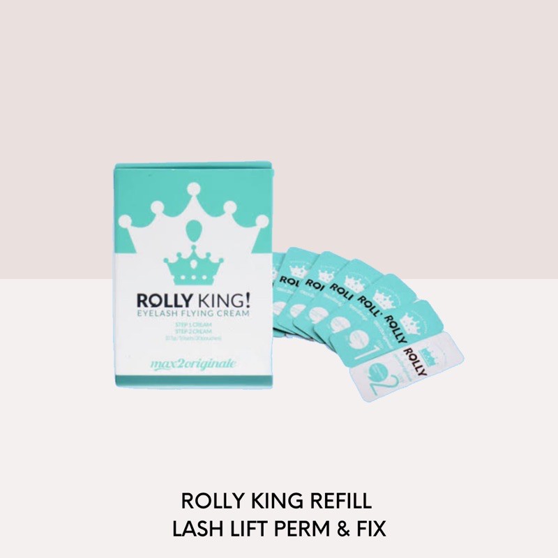 Max2Originale Wimpernlifting-Set Rolly King – Mit Kleber, Creme, Bürsten & Polstern Für 10 Anwendungen