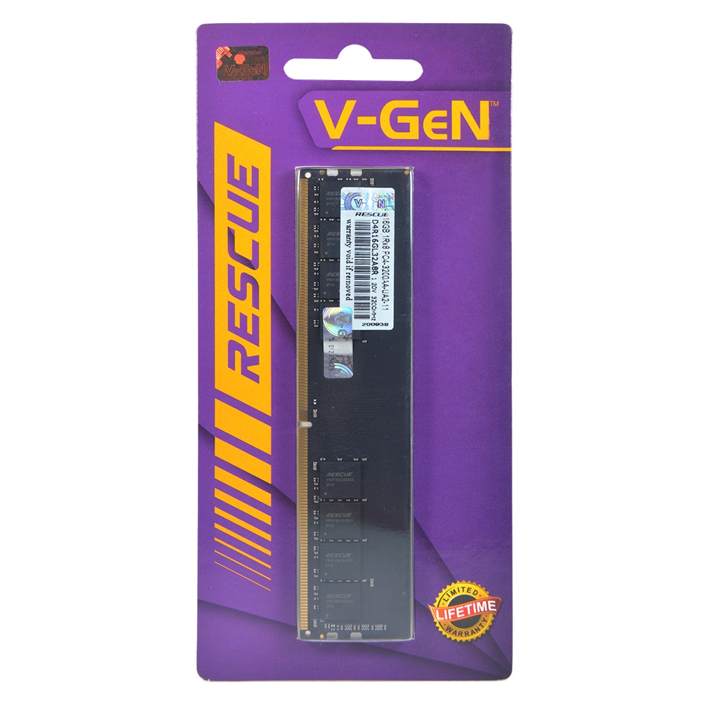 Jual RAM DDR4 V-GeN RESCUE 16GB PC25600/3200Mhz LongDimm | Shopee Indonesia