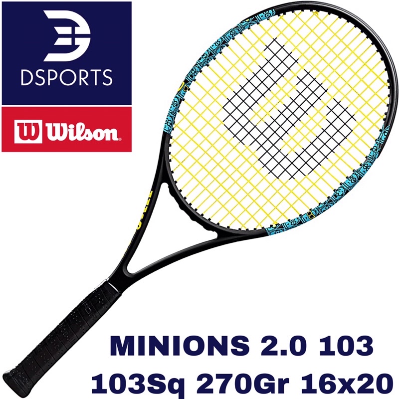 Jual Wilson Minions 2.0 103 2 0 270 Fun Lucu g 270gr ( Racket Tennis ...