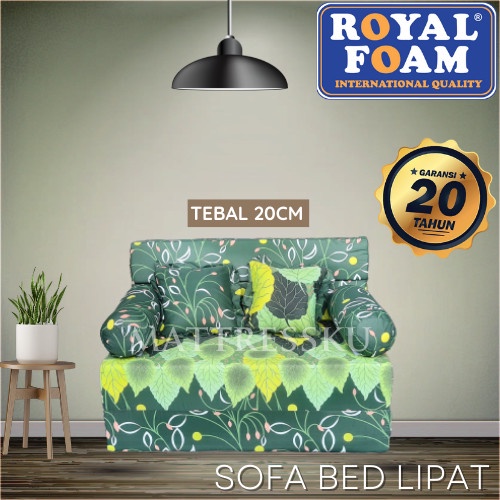 Jual Sofa Bed Lipat Busa Royal Foam 120x200x20cm Garansi 20th ORI ...