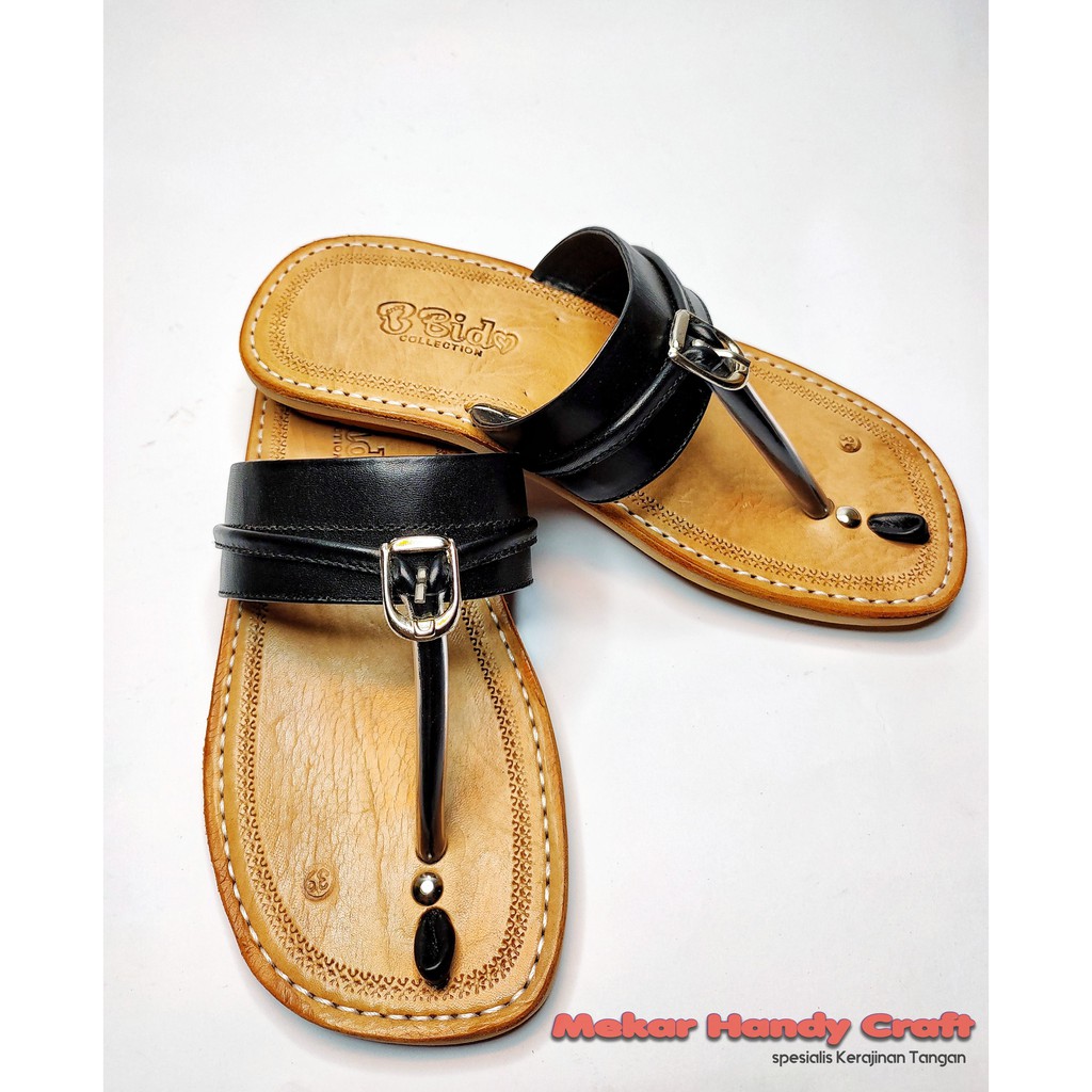 Jual Sandal Kulit Pria Tarumpah Jajaka Jepit Jawa Barat Shopee Indonesia