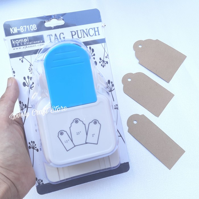 Jual Hang Tag, Gift Tag, Hang Tag Puncher 3In1 Label, Pembolong Kertas