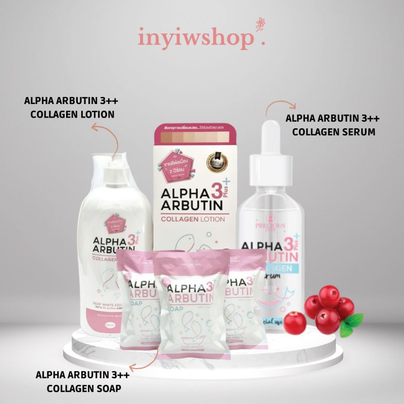 Jual Alpha Arbutin Collagen Body Serum,Body Lotion, Dan Body Soap ...