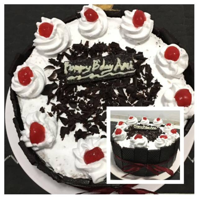 Jual Kue Ulang Tahun Black Forest Jadul diameter 22cm | Shopee Indonesia