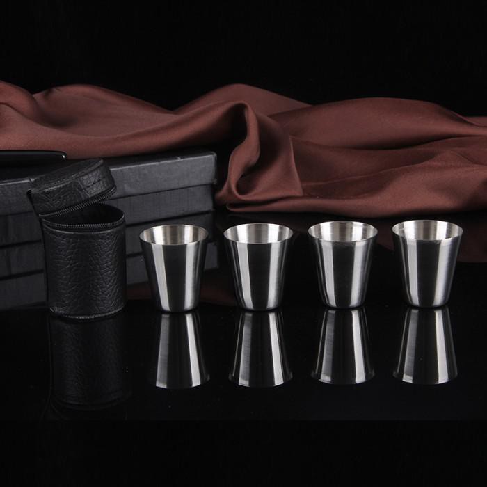 Jual Sloki Whiskey Wine Stainless Set Gelas Shot Ml Loki Shot