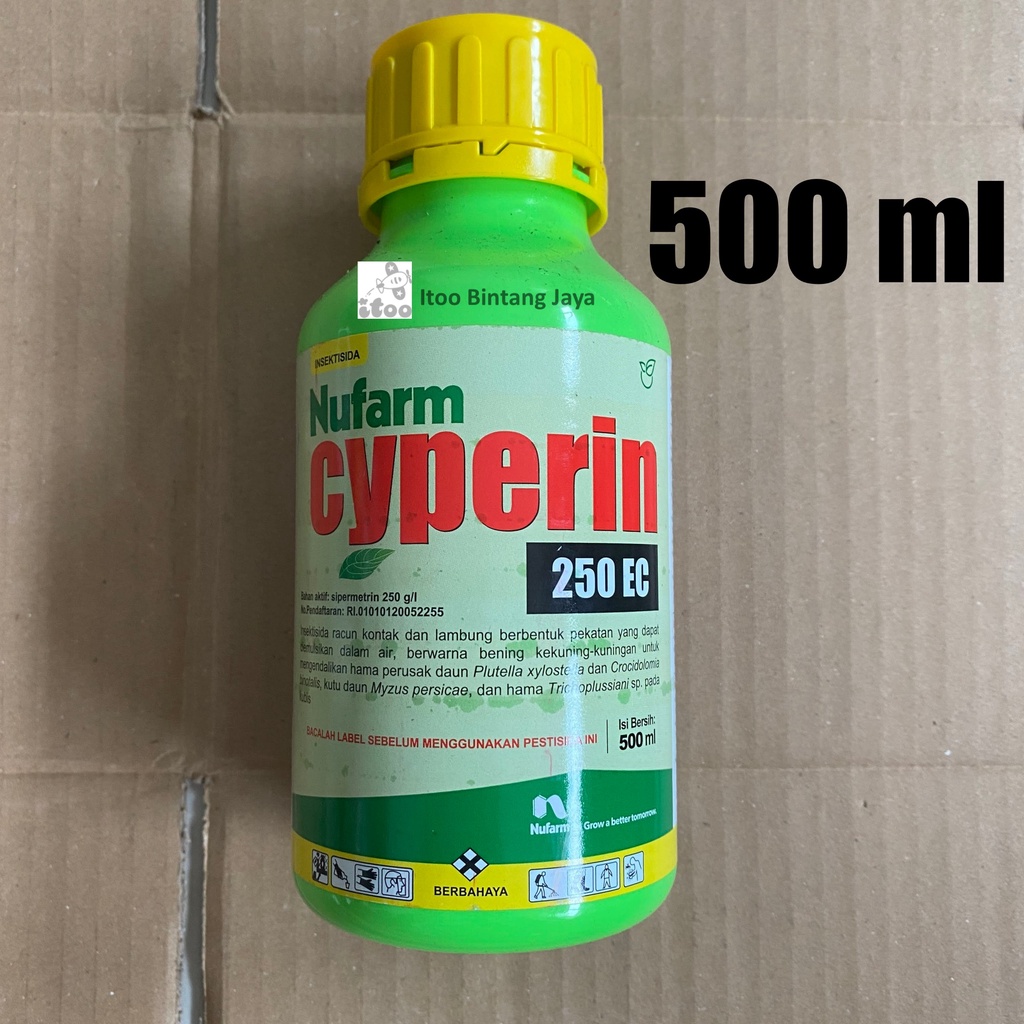 Jual Insektisida Kontak CYPERIN Sipermetrin 250EC 500 ML | Shopee Indonesia
