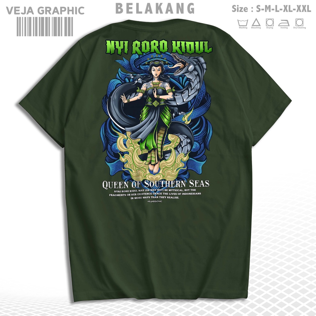 Jual VEJAGRAPHIC T-Shirt Nyi Roro Kidul Pantai Selatan Kaos