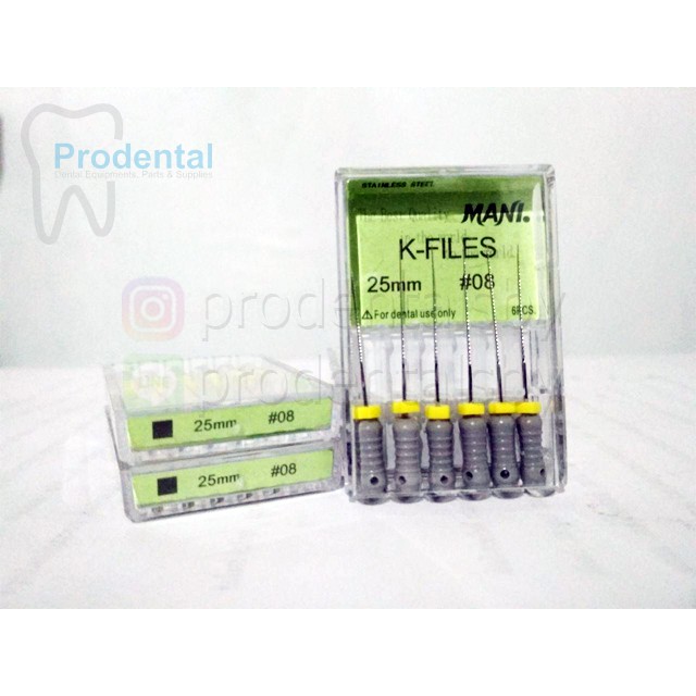 Jual K file 25mm #08 MANI -KFILE | Shopee Indonesia